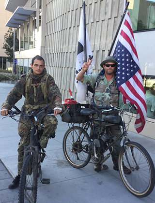 Vets on bikes